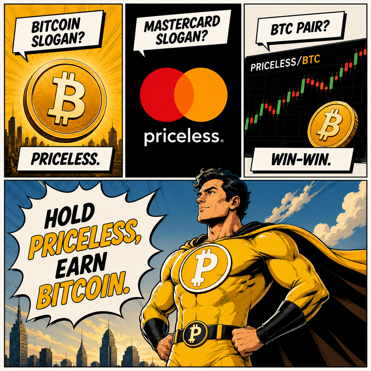 Priceless comic strip